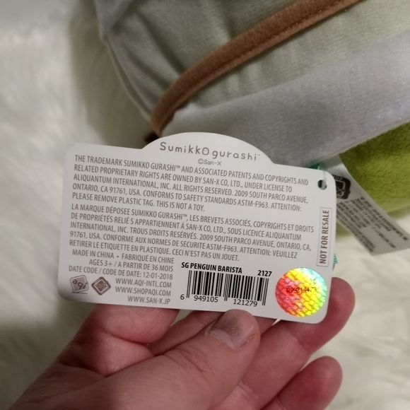 Sumikko Gurashi Penguin Barista plush - Picture 5 of 5